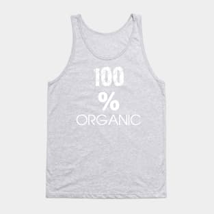 100% Organic Live A Healthy Lifestyle Tank Top